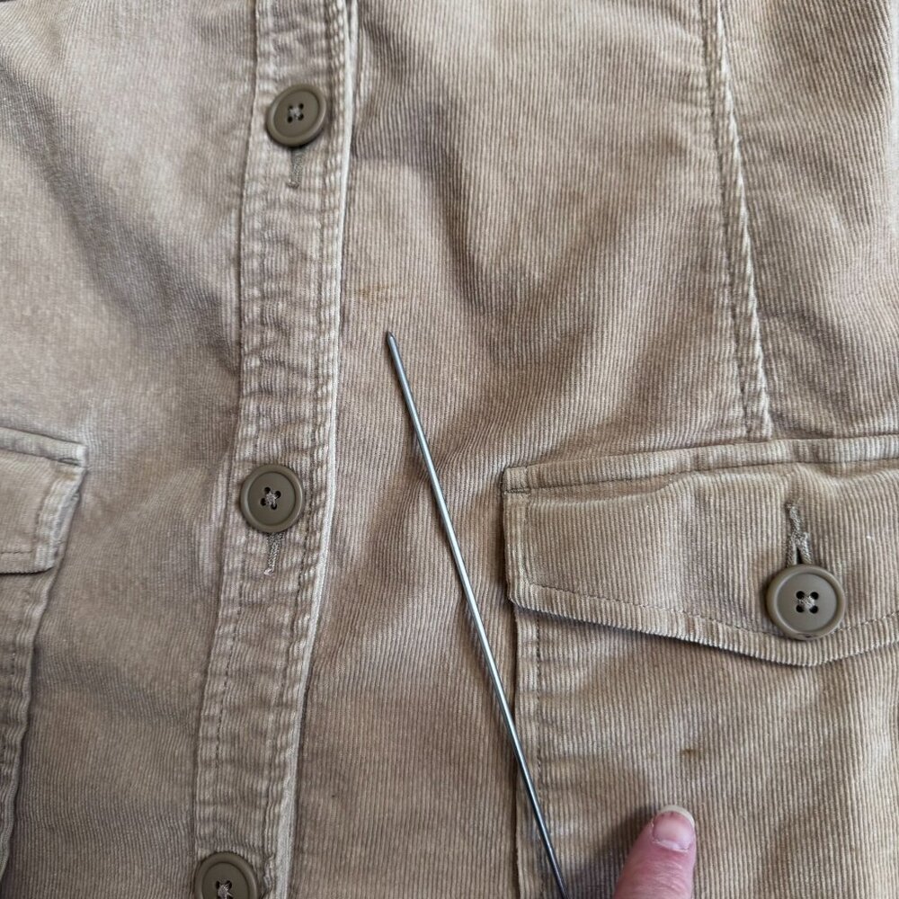 GAP Men’s Tan Corduroy Chore Jacket • Size L • Heritage Workwear - Picture 12 of 13